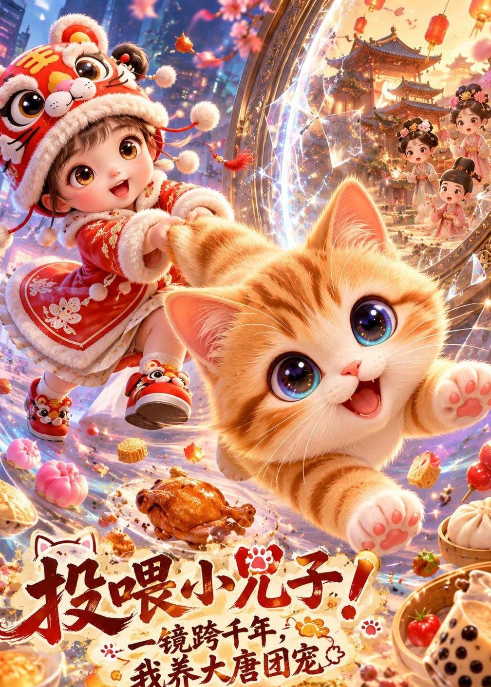 投喂小兕子！一镜跨千年，我养大唐团宠