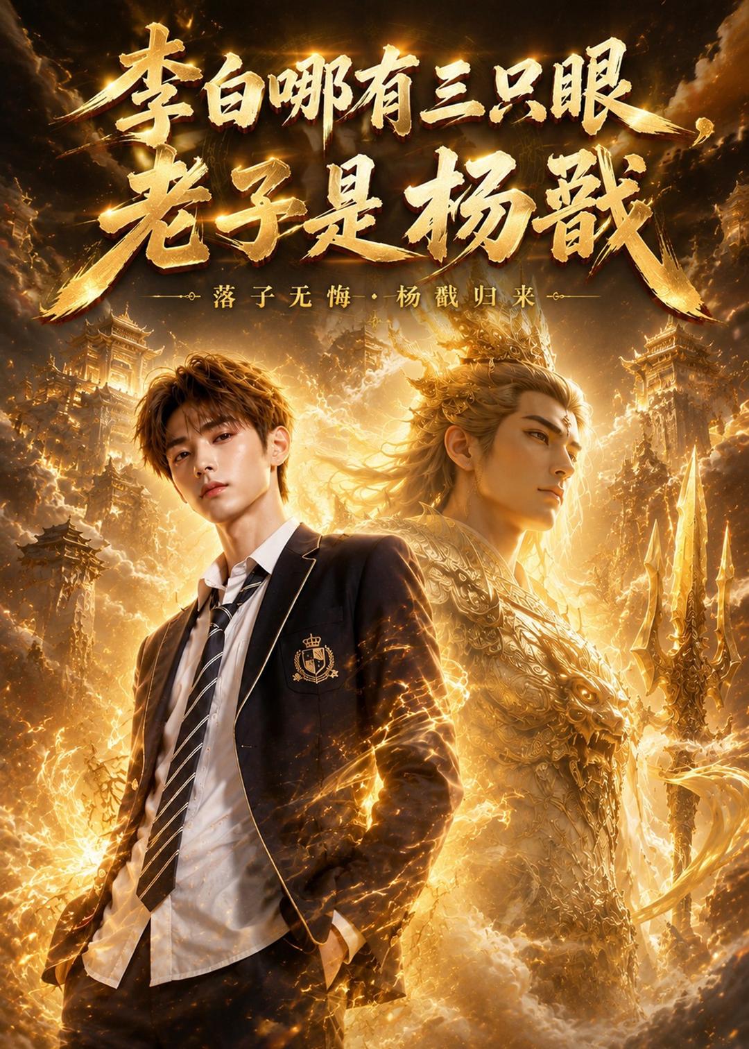 李白哪有三只眼，老子是杨戬
